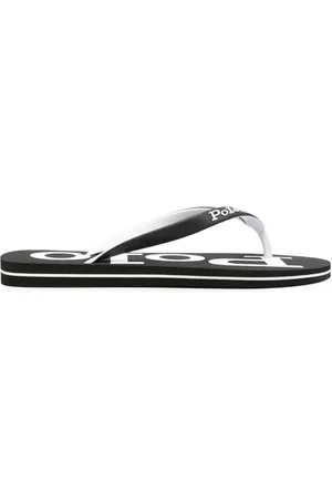 Ralph Lauren Flip flops con logo estampado