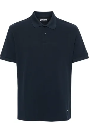 Roberto Cavalli Playera tipo polo de piqué