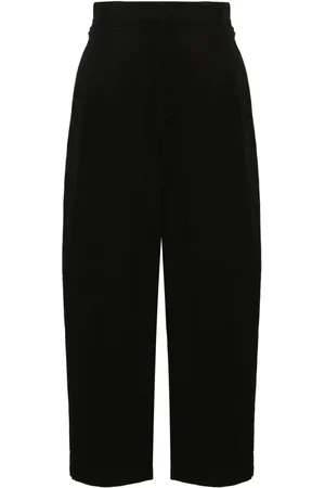 LEMAIRE Pantalones anchos con tiro alto