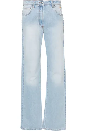 Msgm Jeans rectos con tiro medio