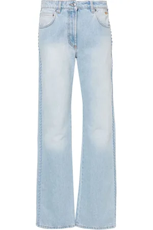 Msgm Jeans rectos con tiro medio