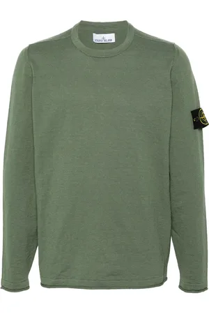 Stone Island Suéter con distintivo Compass