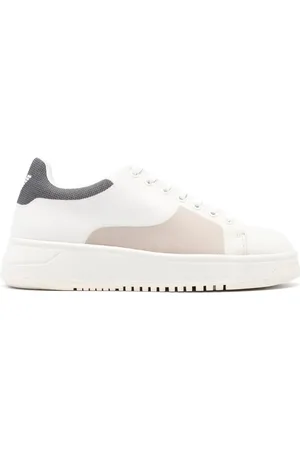 Emporio Armani Tenis con agujetas y diseño color block