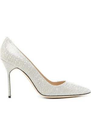 Manolo Blahnik Zapatillas con motivo de rayas