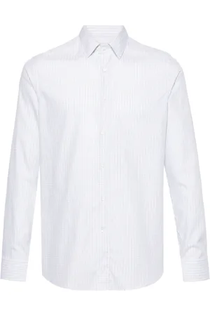 CANALI Camisa con cuadros estampados