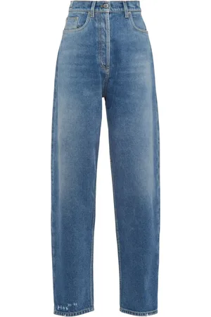 Prada Jeans rectos con tiro alto