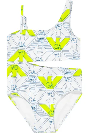 Emporio Armani Traje de baño con logo estampado