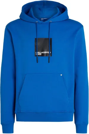 Karl Lagerfeld Hoodie con logo estampado y cordones