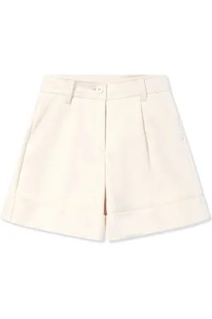 Moncler Shorts de mezclilla con tiro alto