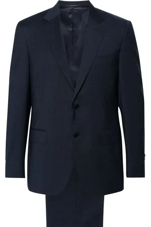 CANALI Traje con estampado de cesta
