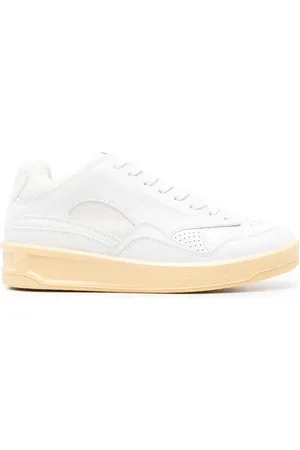 Jil Sander Tenis con paneles y logo en relieve