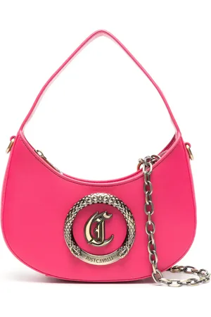Roberto Cavalli Tote con placa del logo