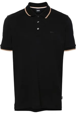 HUGO BOSS Playera tipo polo con logo bordado
