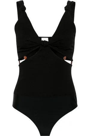 Nanushka Body con abertura y cuello en V