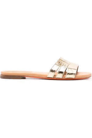 santoni Flip flops con puntera abierta
