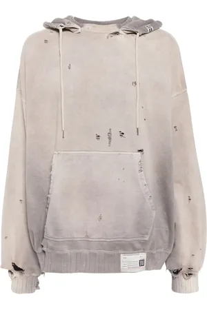 Maison Mihara Yasuhiro Hoodie efecto envejecido