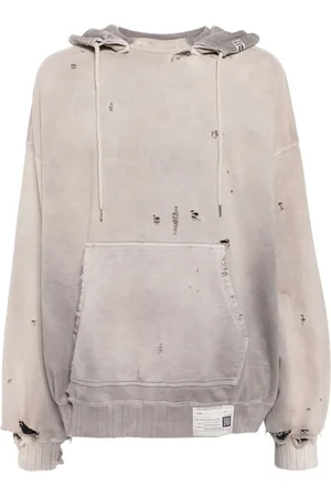 Maison Mihara Yasuhiro Hoodie efecto envejecido