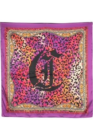 Roberto Cavalli Mascada cuadrada con animal print
