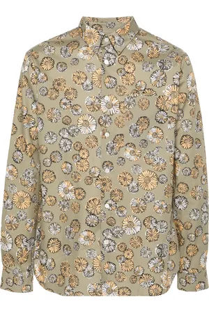 Maison Kitsuné Camisa con estampado floral