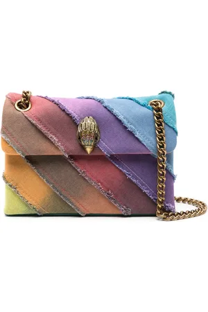 Kurt Geiger Bolsa crossbody de mezclilla Kensington mini