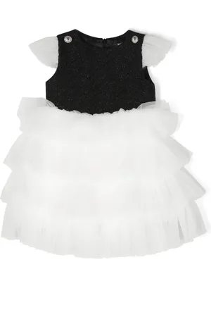 Balmain Set de vestido con volantes