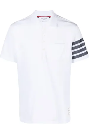 Thom Browne Playera tipo polo con motivo 4-Bar