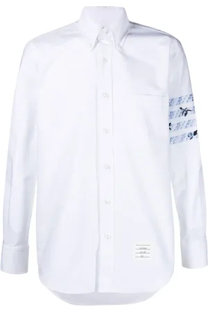 Thom Browne Camisa con motivo 4-Bar