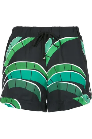 AMIR SLAMA Tropical print shorts