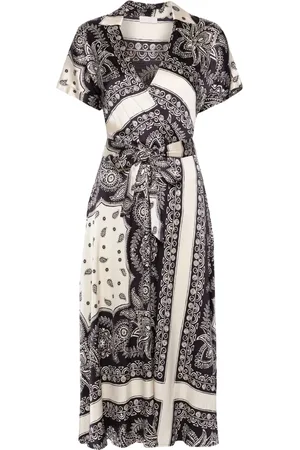 Liu Jo Vestido midi con estampado de bandana