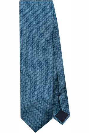 corneliani Corbata de seda con estampado abstracto
