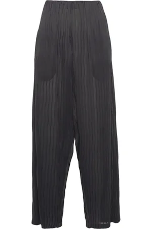 Giorgio Armani Pantalones ajustados con tiro alto