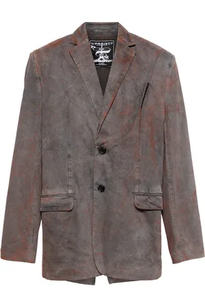 Y / PROJECT Blazer de vestir con logo bordado
