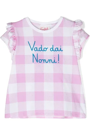 MC2 SAINT BARTH Playera con eslogan bordado