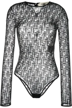 Fendi Body traslúcido con estampado FF