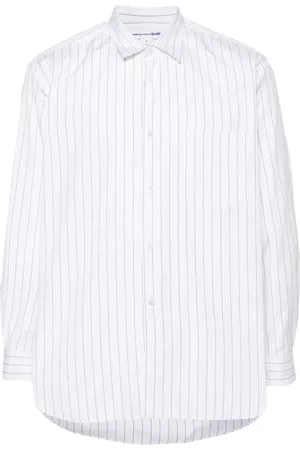 Comme des Garçons Camisa con rayas estampadas