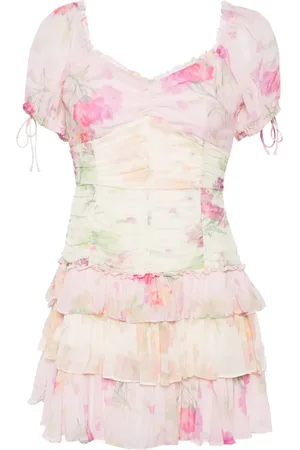 LOVESHACKFANCY Vestido corto Jupe
