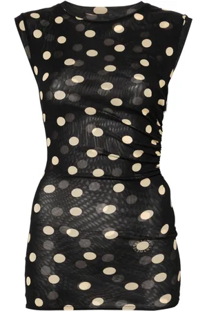 Stella McCartney Top con estampado de lunares