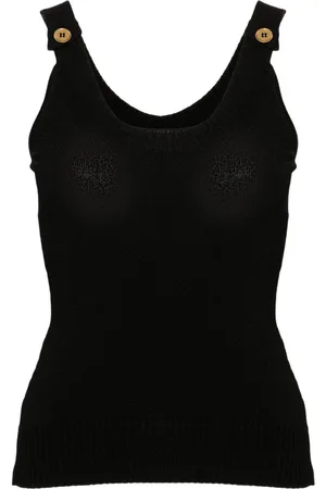 Moschino Camiseta tejida de canalé