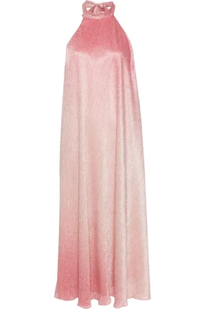 Liu Jo Vestido midi con diseño acampanado y cuello halter