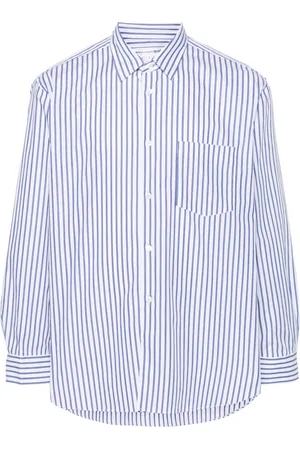 Comme des Garçons Camisa con rayas estampadas
