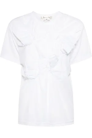 Comme des Garçons Playera con volantes