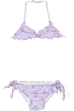MC2 SAINT BARTH Bikini con rayas estampadas