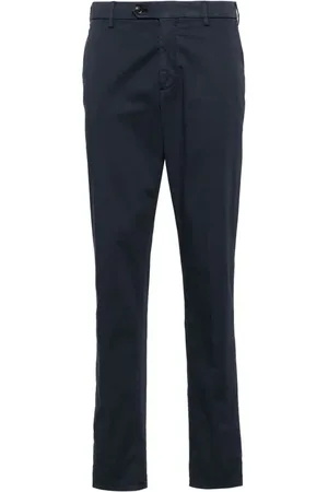LARDINI Pantalones chinos con tiro medio