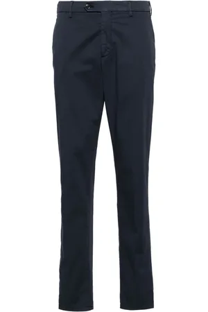 LARDINI Pantalones chinos con tiro medio