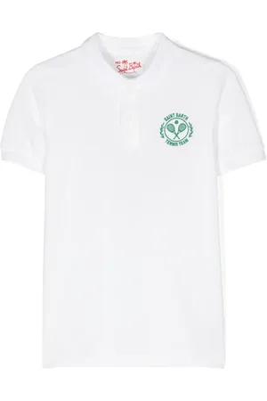 MC2 SAINT BARTH Playera tipo polo con caricatura estampada