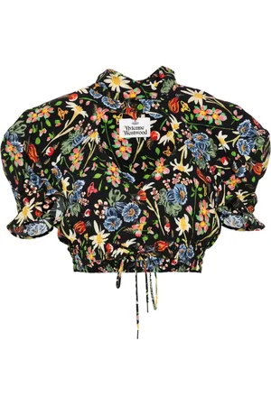Vivienne Westwood Blusa corta con estampado floral
