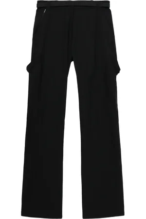 Hyein Seo Pantalones acampanados con cinturón