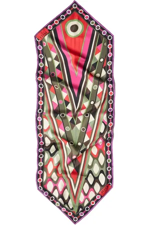Puccini Mascada de seda con estampado Vivara