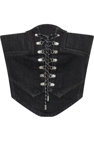DION LEE Corset de mezclilla Hiker