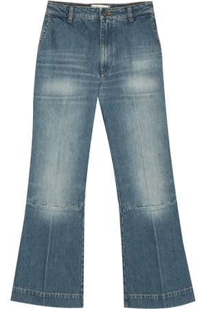 Victoria Beckham Jeans bootcut con parche del logo